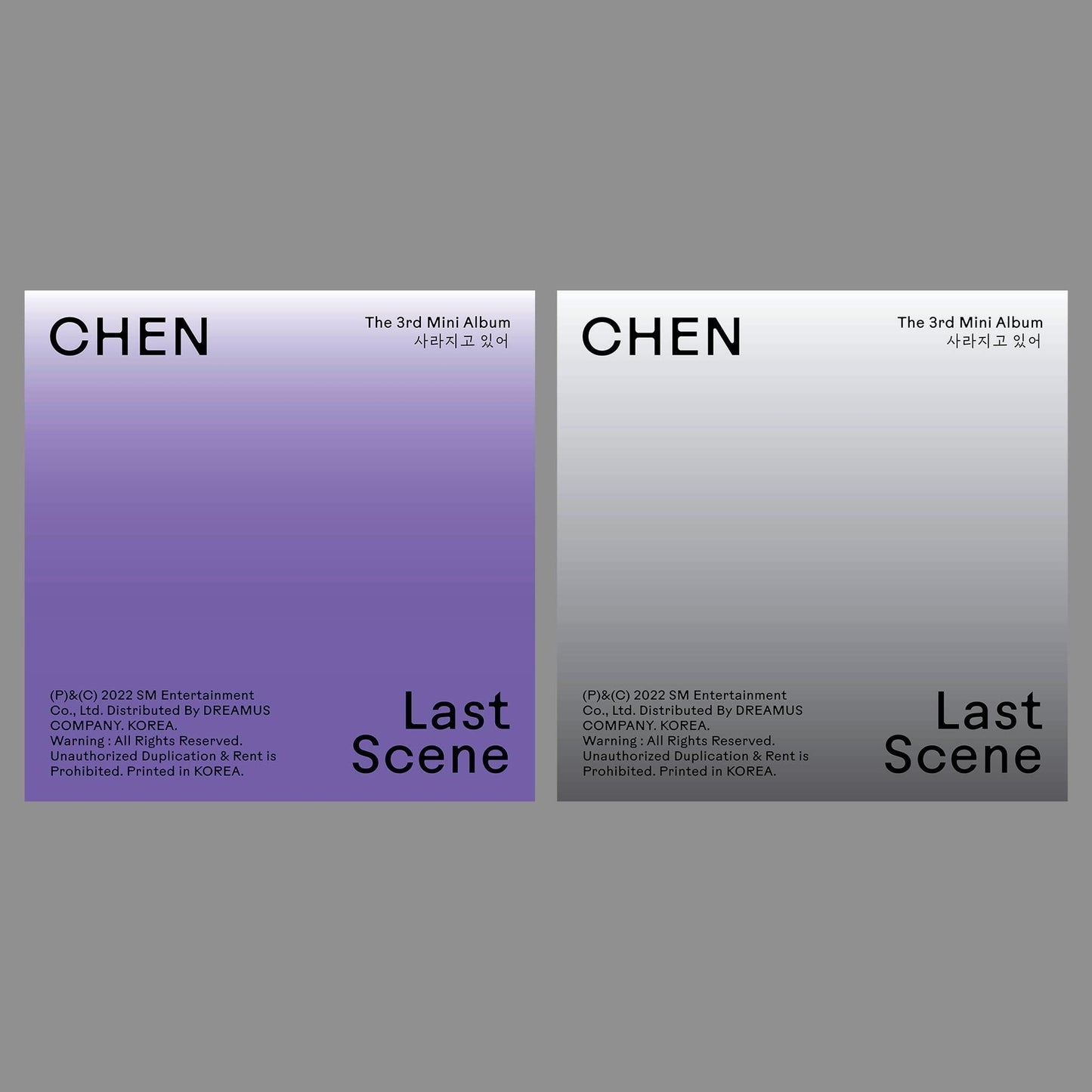 CHEN - 3rd Mini Album Last Scene (Photo Book Ver.)