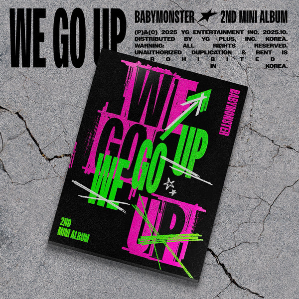 BABYMONSTER - 2nd MINI ALBUM [WE GO UP] (UP Ver.)