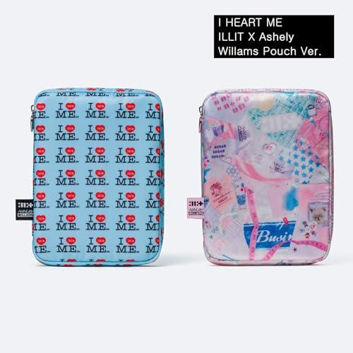ILLIT - 1st Single Album [NOT CUTE ANYMORE] (ILLIT x Ashley Williams Pouch Ver.) (I HEART ME)