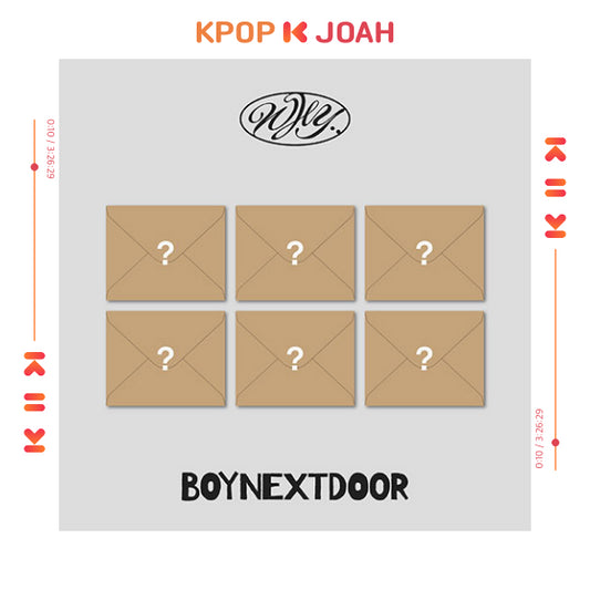 BOYNEXTDOOR - 1ST EP ['WHY..'] (LETTER Ver.)