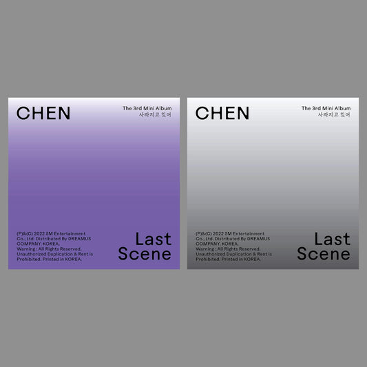 CHEN - 3rd Mini Album Last Scene (Photo Book Ver.)