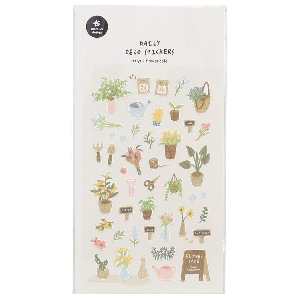 [Seal Sheet] Swatelier Sticker / Flower Cafe