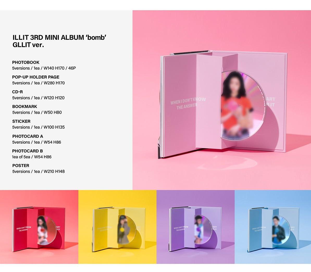 ILLIT - 3rd Mini Album [bomb] (GLLIT Ver.)