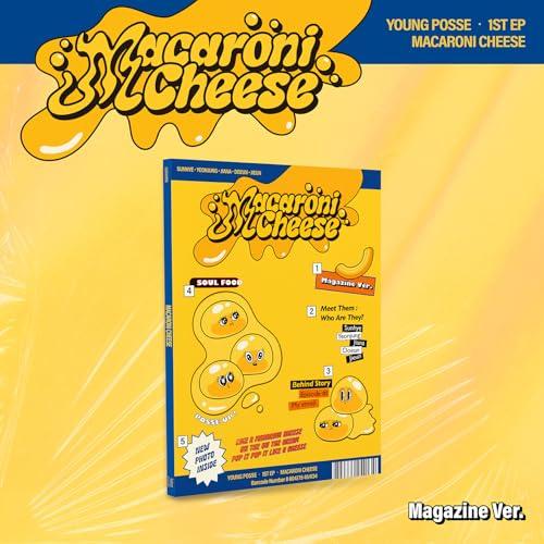 YOUNG POSSE - 1st EP Album [MACARONI CHEESE] (Magazine Ver.)