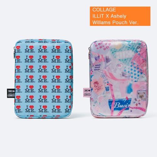 ILLIT - 1st Single Album [NOT CUTE ANYMORE] (ILLIT x Ashley Williams Pouch Ver.) (COLLAGE)