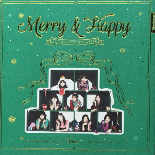 TWICE - VOL.1 Repakage Album [MERRY & HAPPY] (MERRY / HAPPY Ver.)