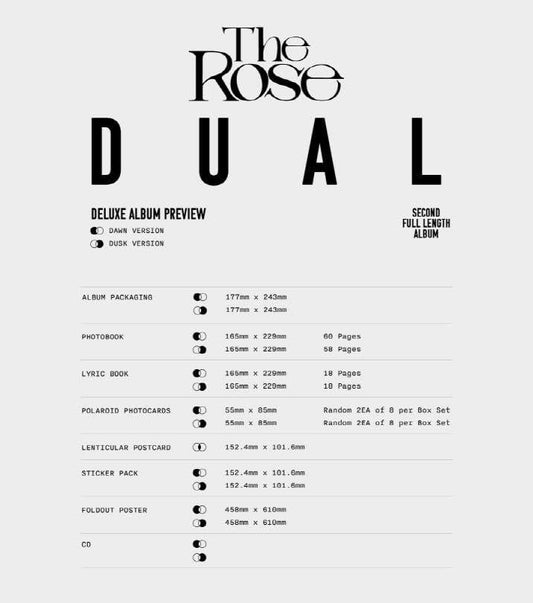 The Rose - [DUAL] (Deluxe Box Album) (VERSION : DAWN ver)