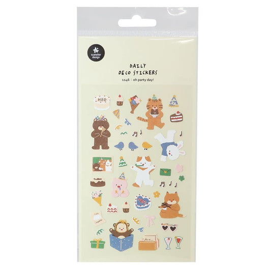Sticker Oh Party Day