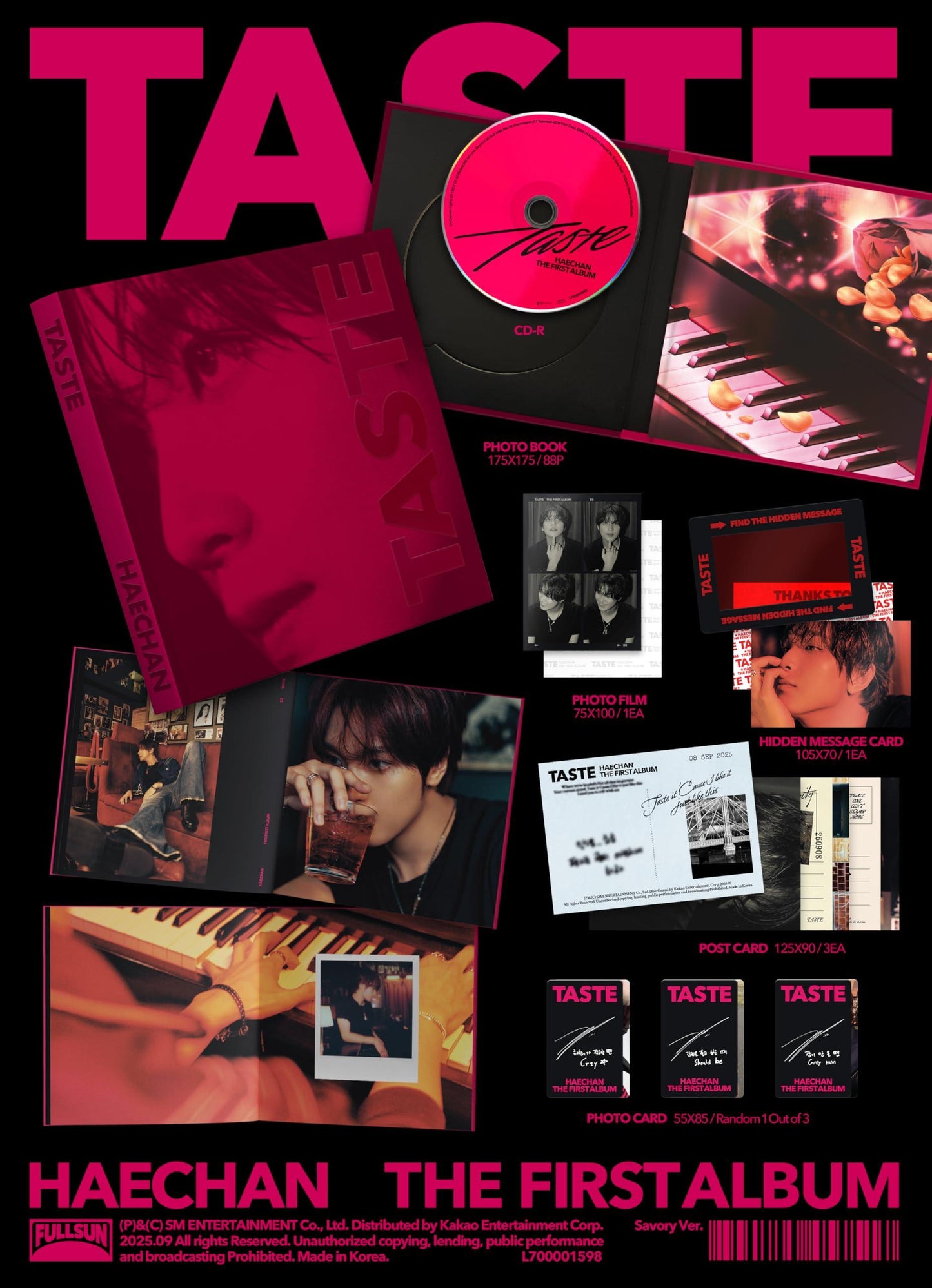 HAECHAN - 1st Album [TASTE] (Savory Ver.)