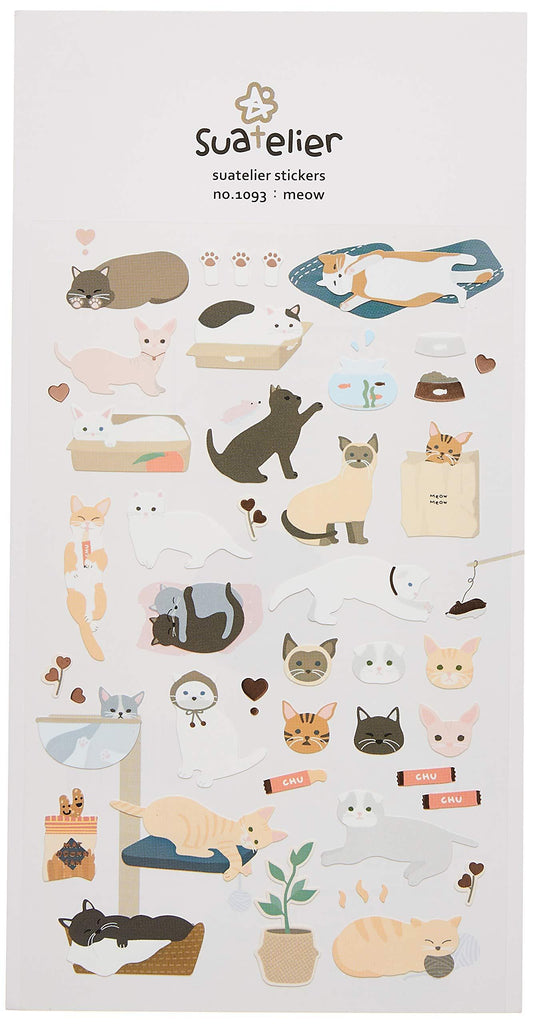 1093 Meow Sticker