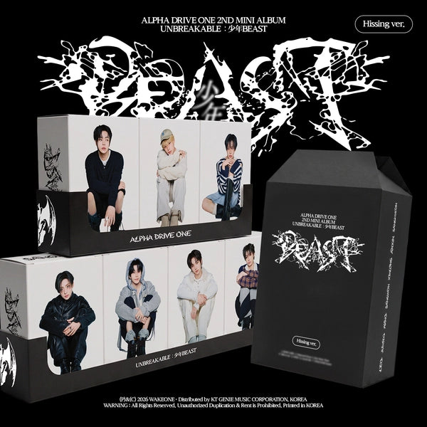 ALPHA DRIVE ONE - 2nd Mini Album [UNBREAKABLE : 少年BEAST] (Hissing Ver.)