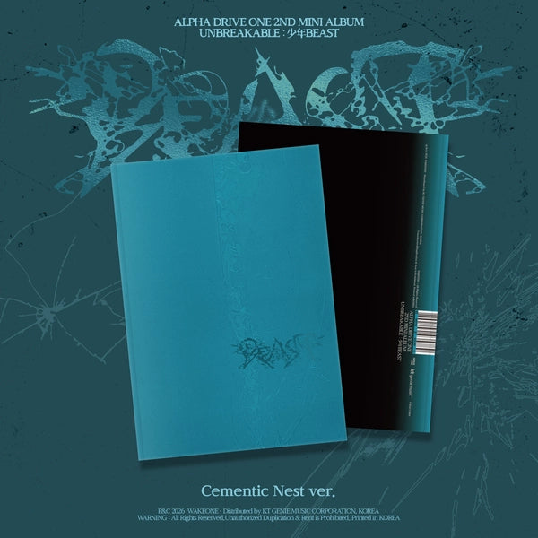 ALPHA DRIVE ONE - 2nd Mini Album [UNBREAKABLE : 少年BEAST] (Cementic Nest ver.)